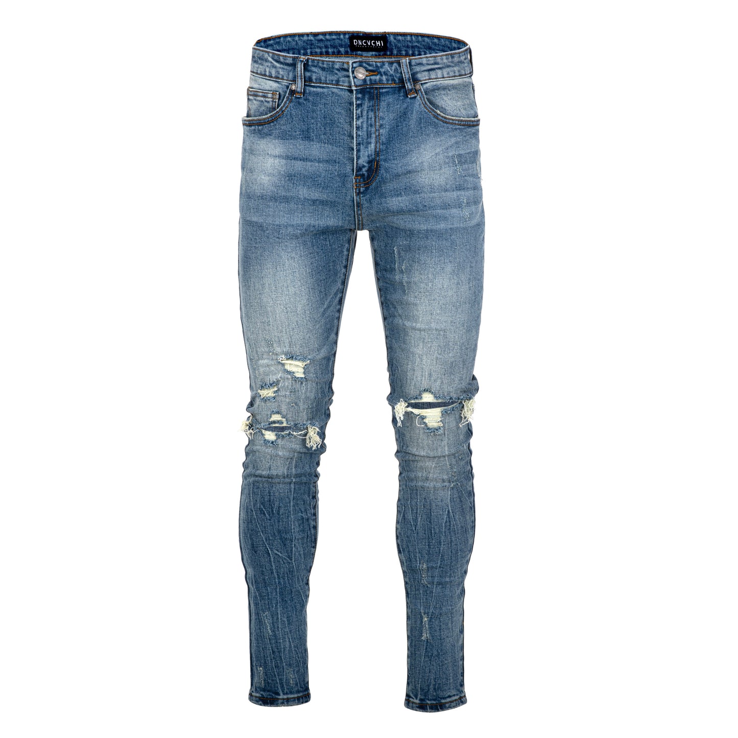 MID BLUE WASH DENIM