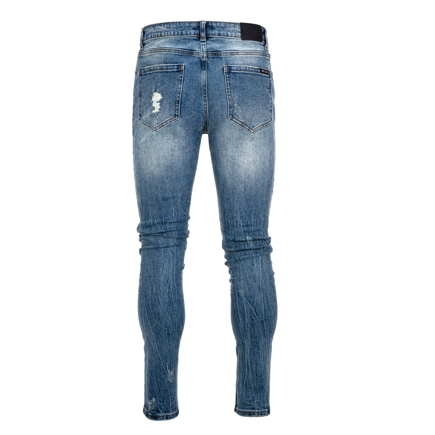 MID BLUE WASH DENIM