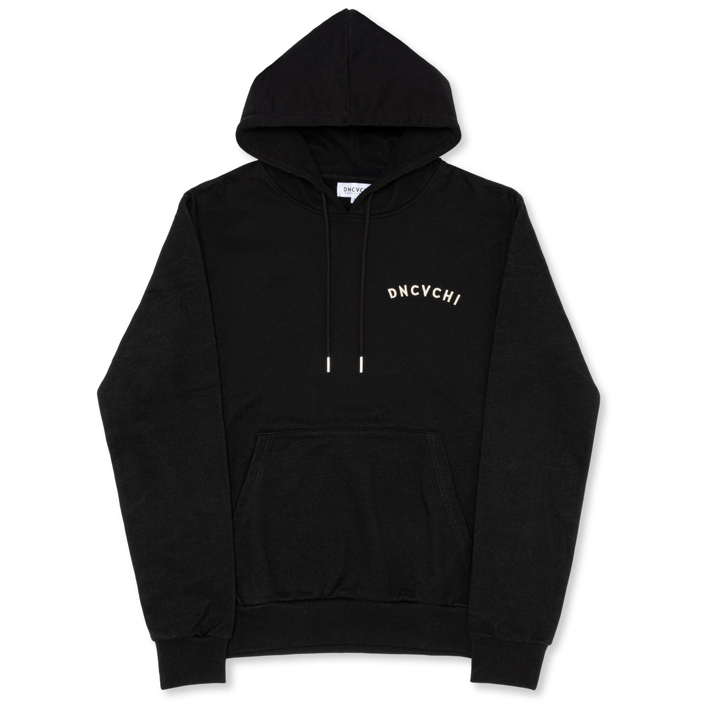 DNCVCHI LUX HOODIE - BLACK/CREAM