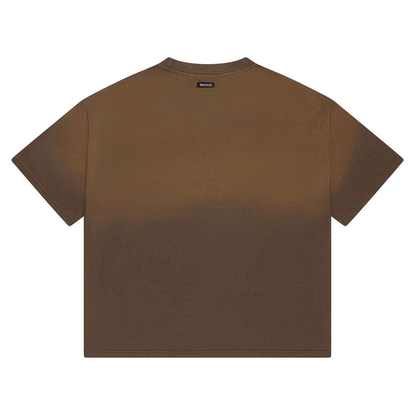 DNCVCHI FADED TEE - BROWN/CREAM