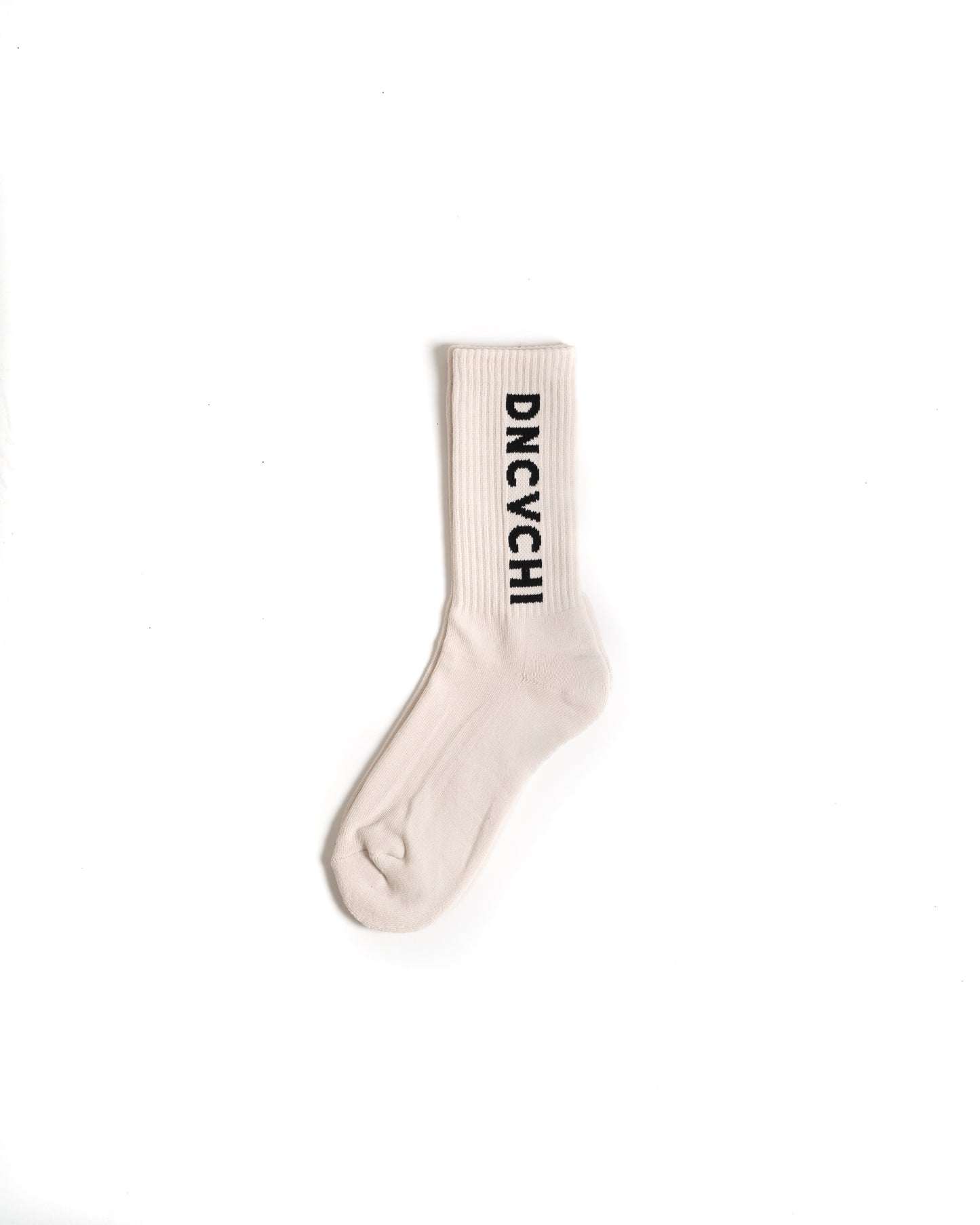 DNCVCHI SOCKS - CREAM/BLACK