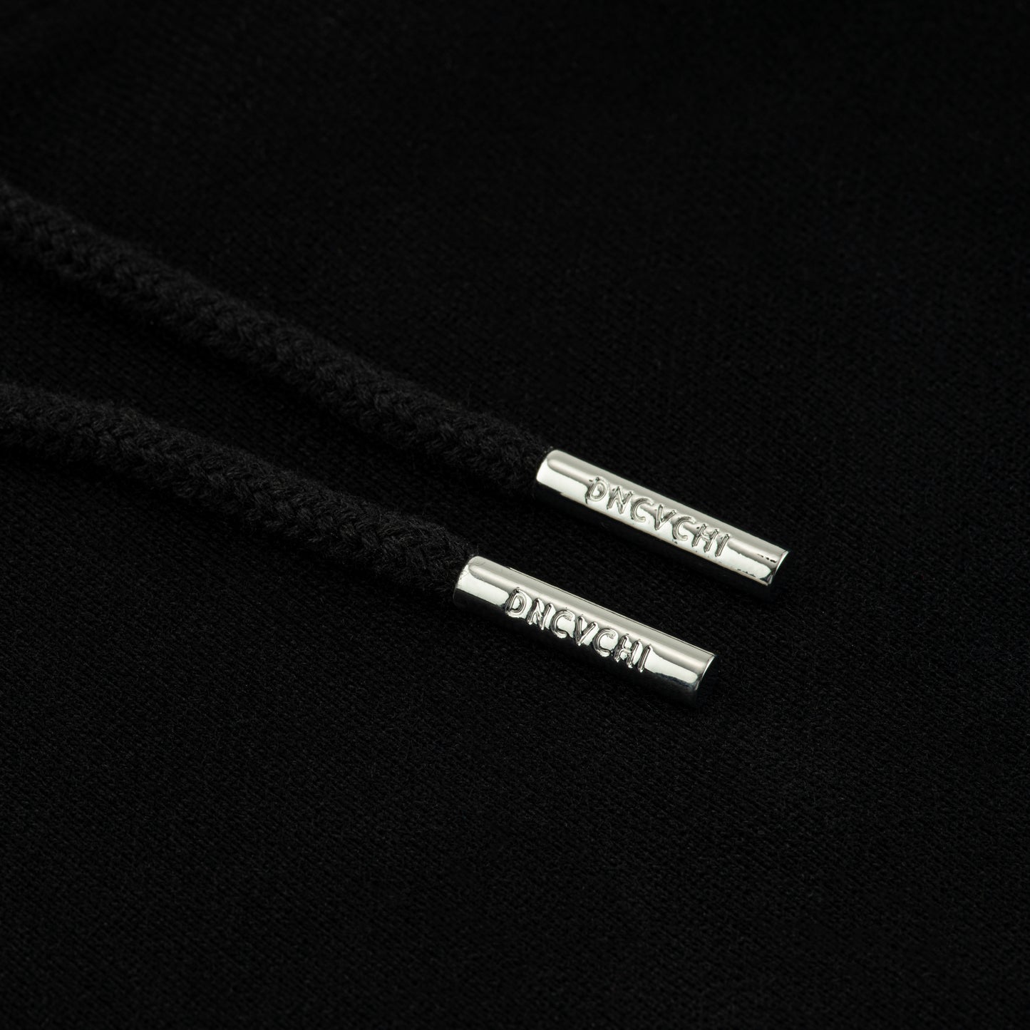 DNCVCHI CHENILLE HOODIE - BLACK/BLACK