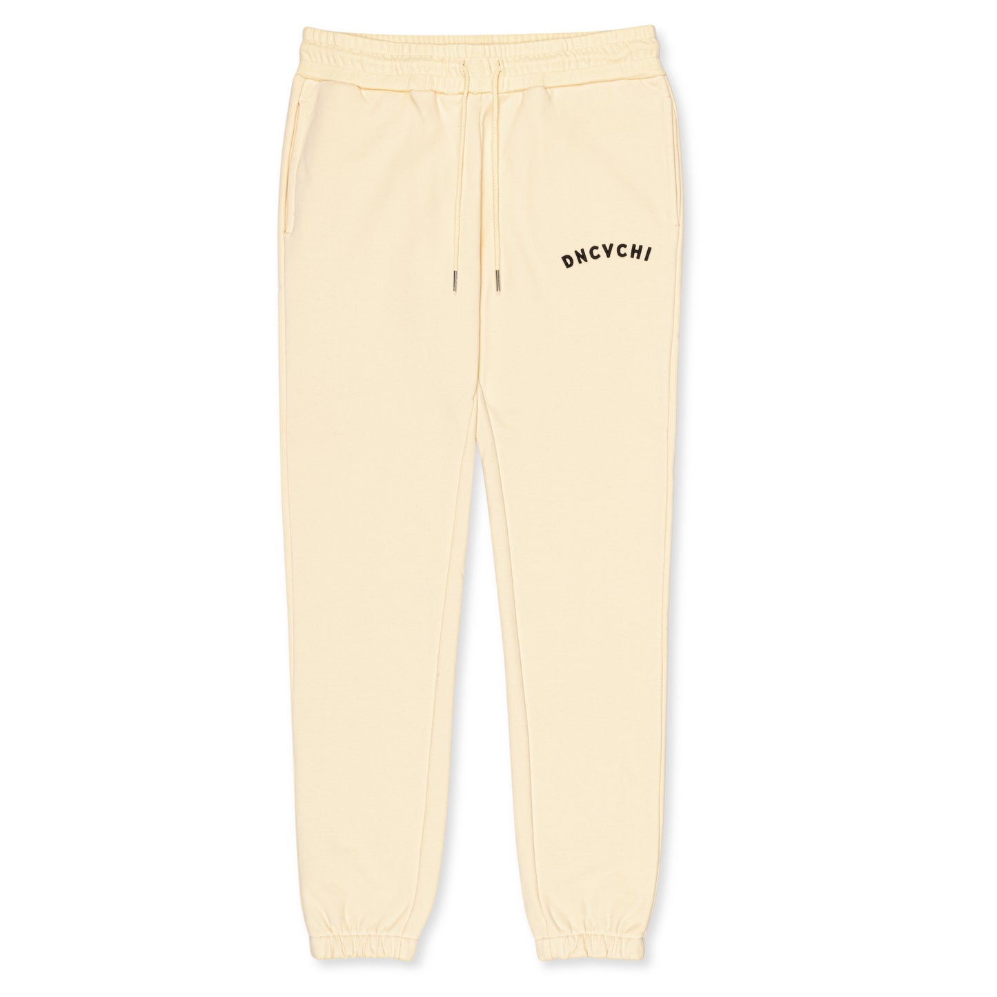 DNCVCHI LUX SWEATPANTS - CREAM/BLACK