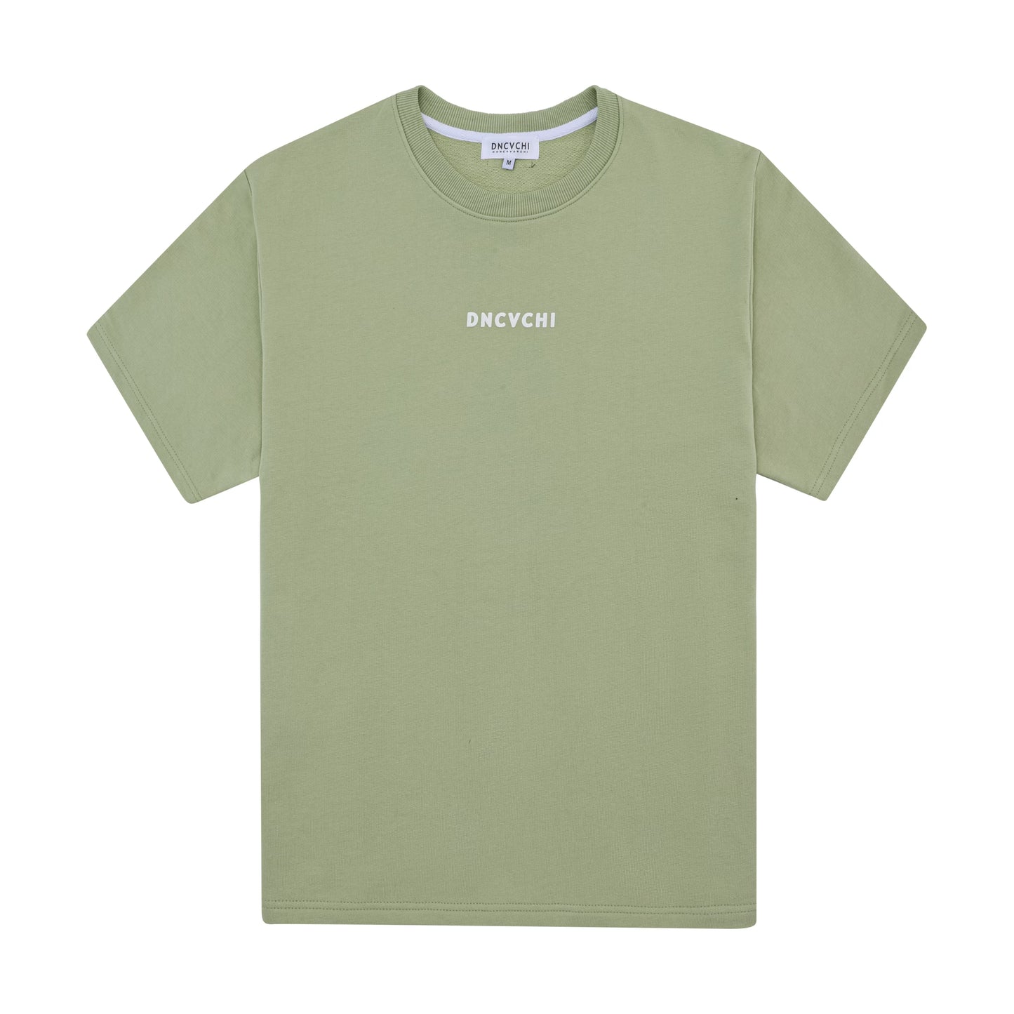 DNCVCHI T-SHIRT - SAGE/WHITE