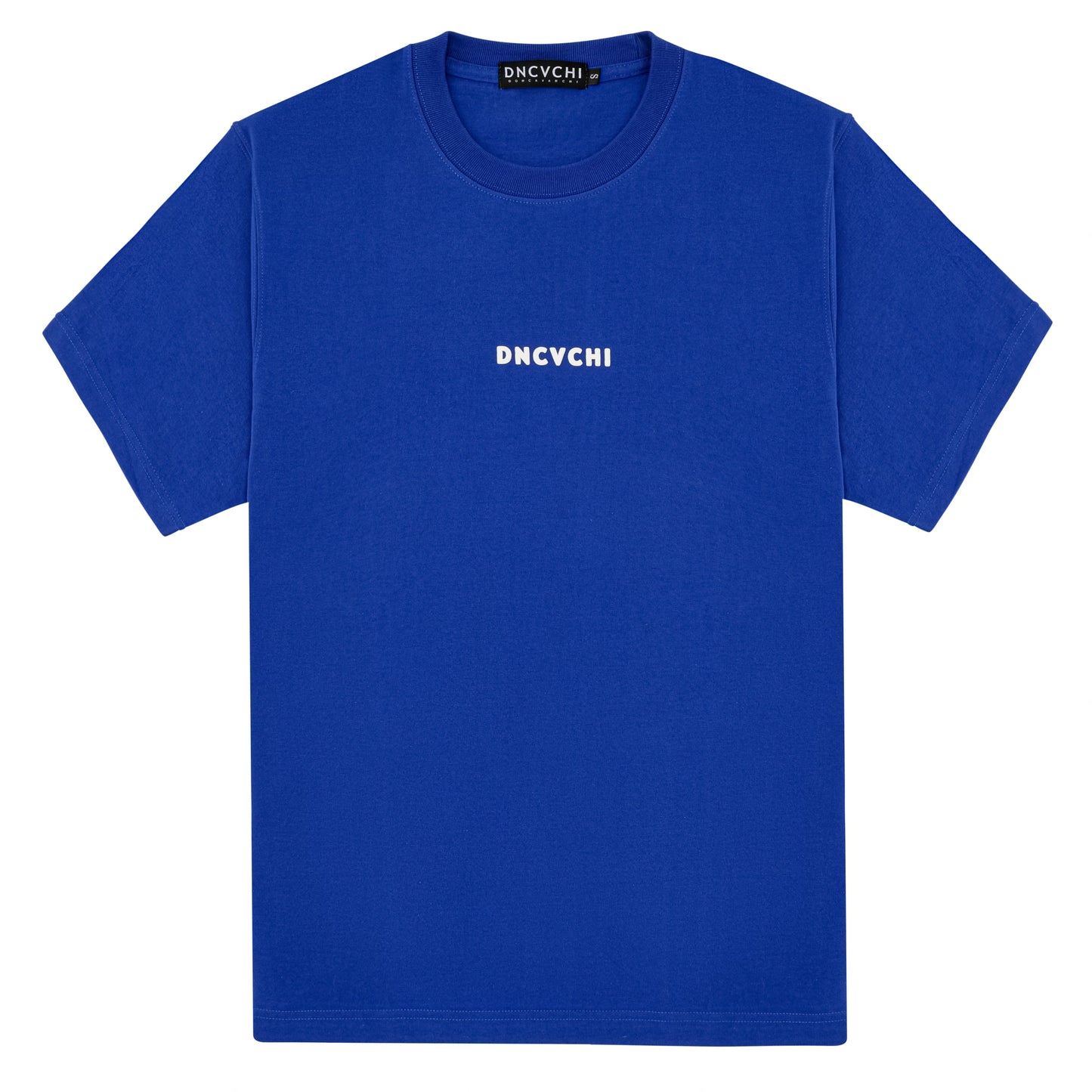 DNCVCHI T-SHIRTS - ROYAL BLUE/WHITE