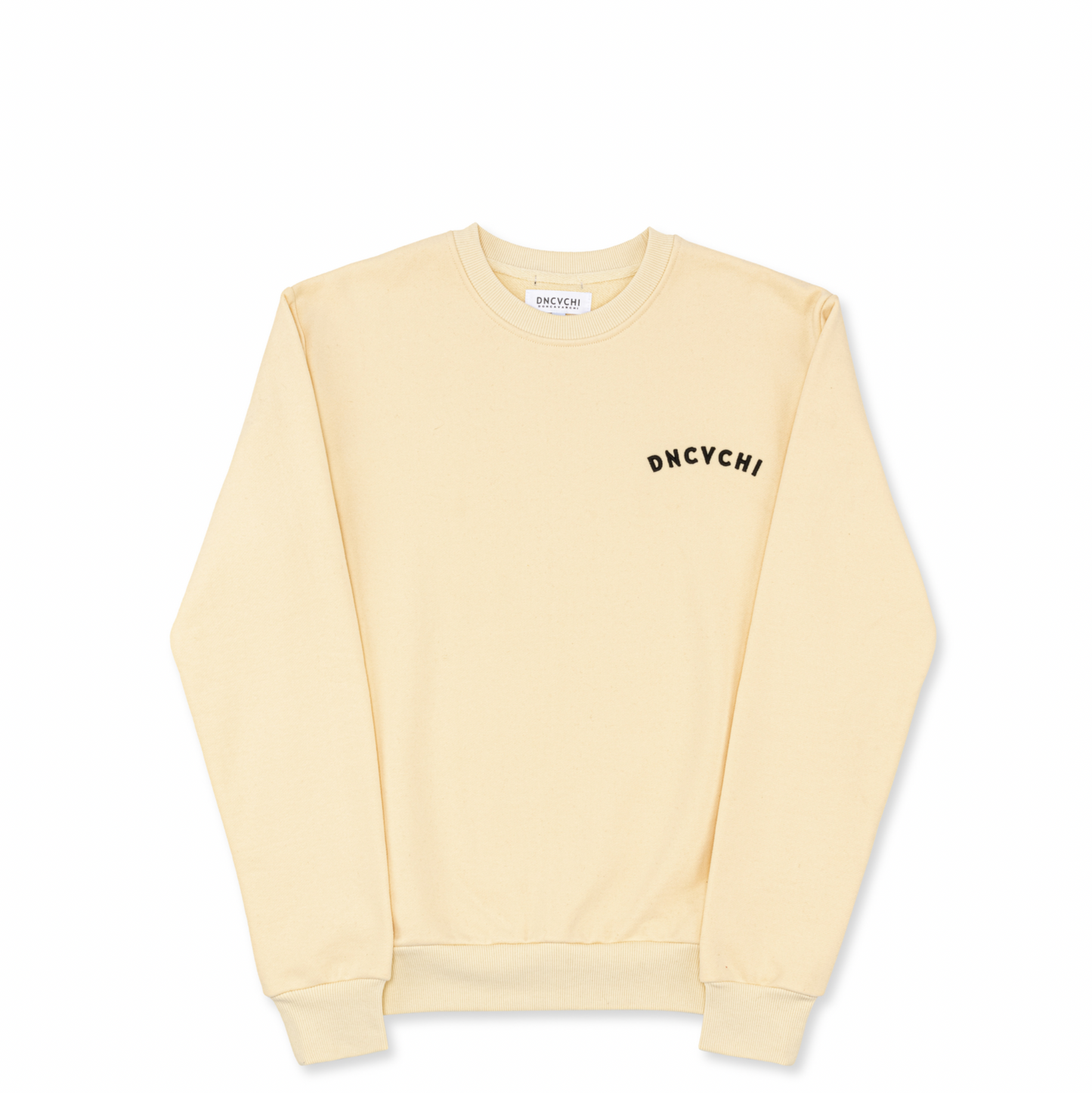 DNCVCHI LUX SWEATSHIRT - CREAM/BLACK