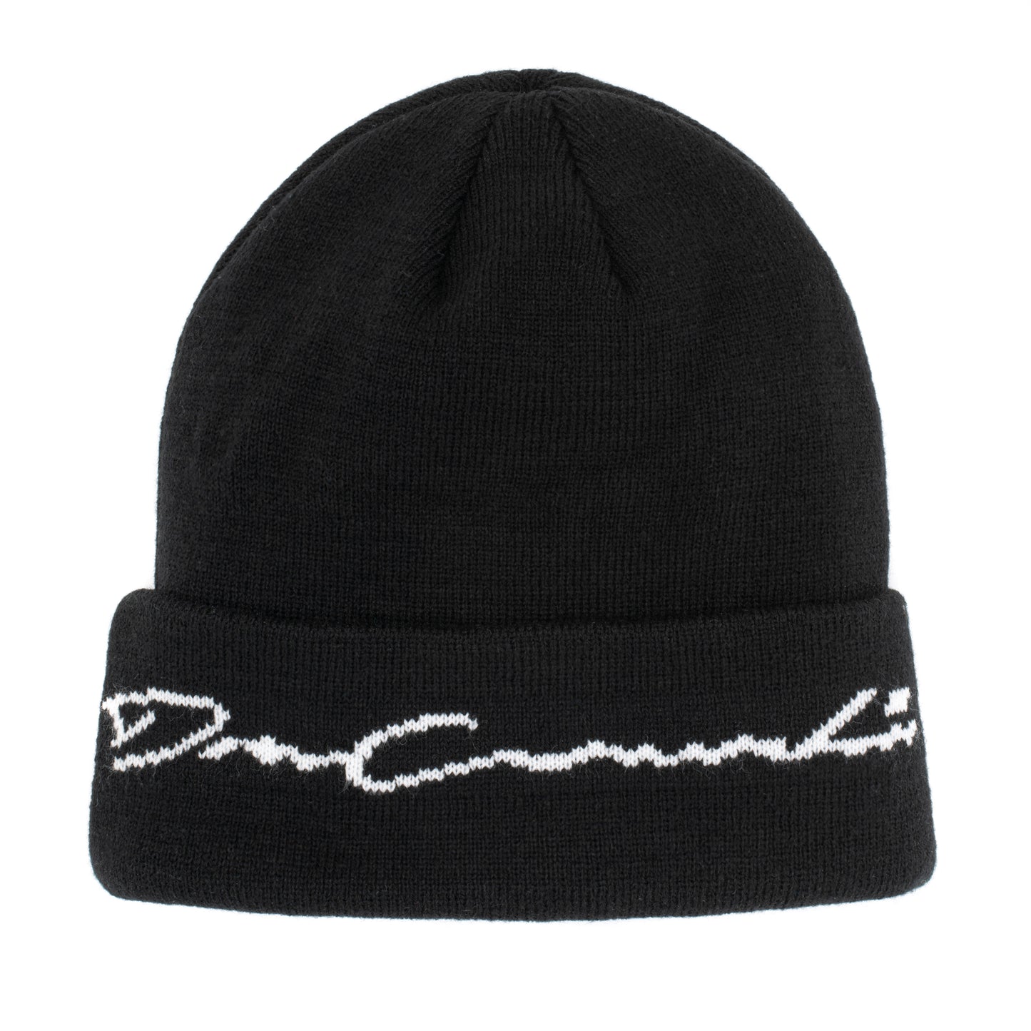 DNCVCHI - BLACK SIGNATURE BEANIE HAT