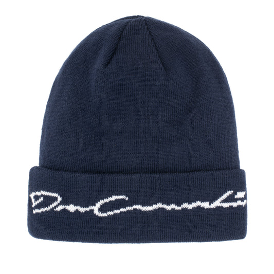 DNCVCHI - NAVY SIGNATURE BEANIE HAT