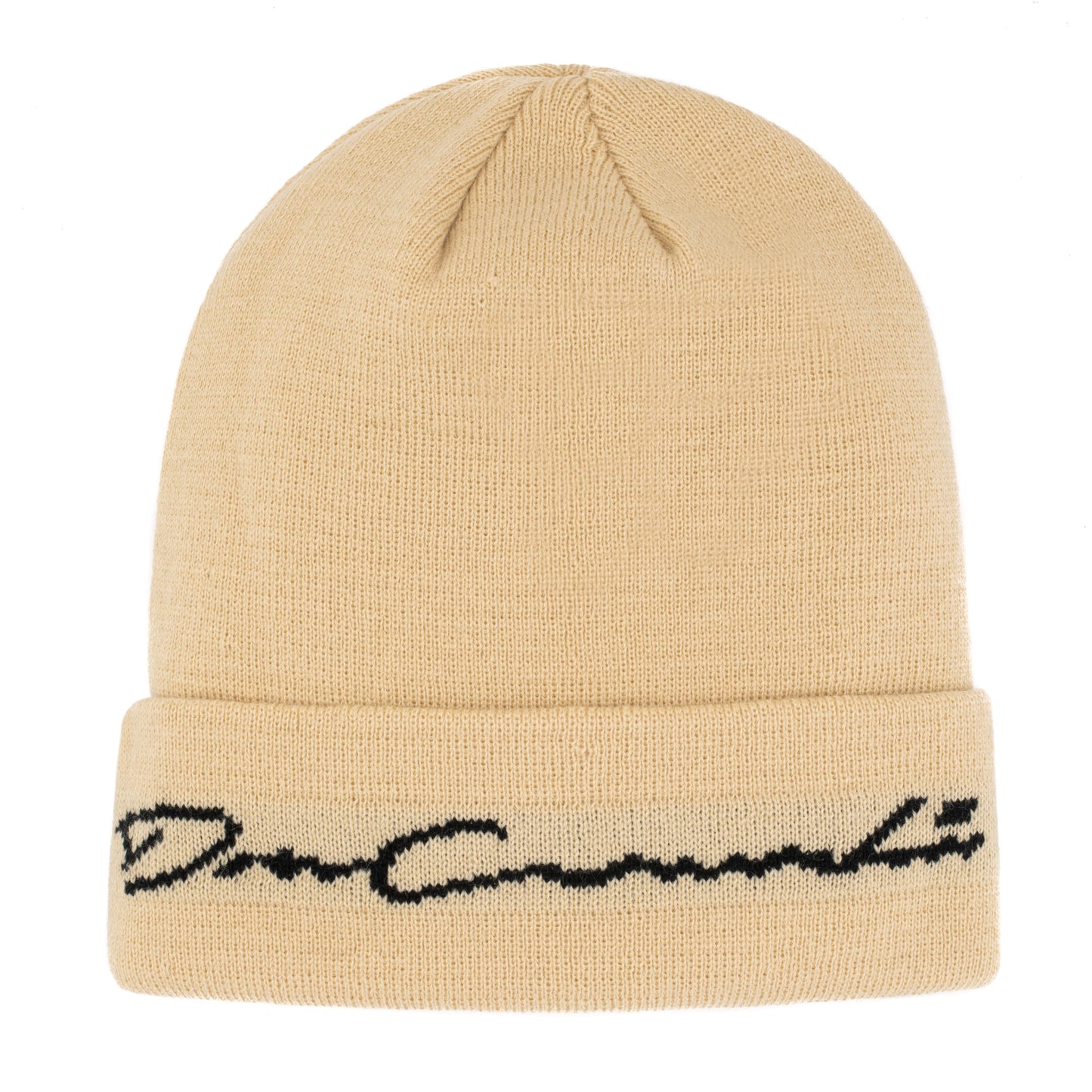 DNCVCHI - CREAM SIGNATURE BEANIE HAT