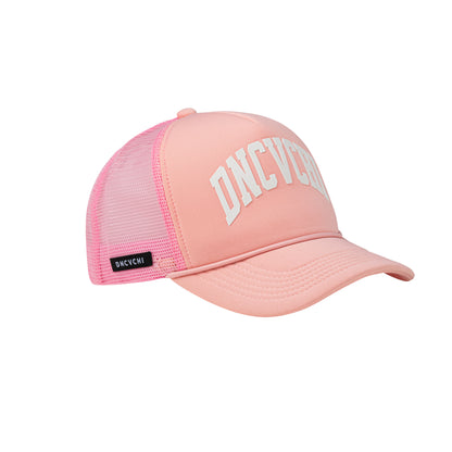 DNCVCHI - PINK/WHITE TRUCKER CAP