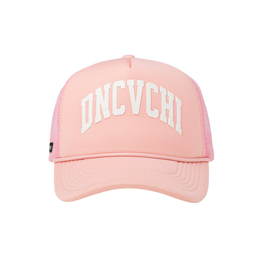 DNCVCHI - PINK/WHITE TRUCKER CAP