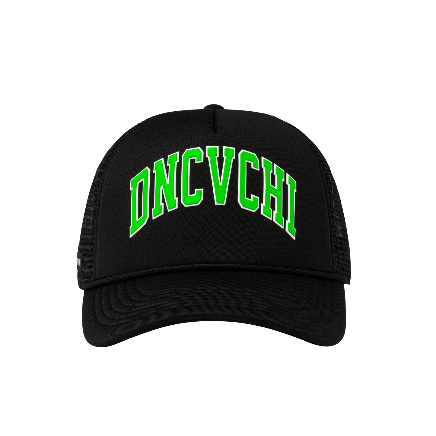 DNCVCHI - BLACK/GREEN TRUCKER CAP