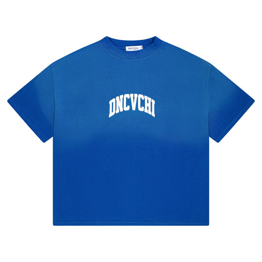 DNCVCHI FADED TEE - BLUE/WHITE