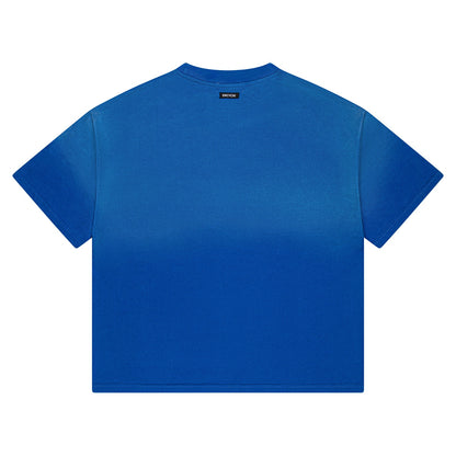 DNCVCHI FADED TEE - BLUE/WHITE