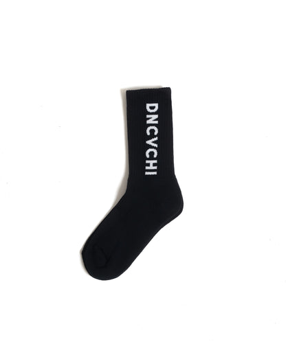 DNCVCHI SOCKS - BLACK/WHITE