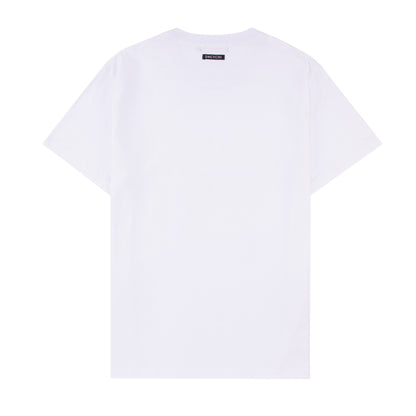 DNCVCHI T-SHIRT - WHITE/BLACK LEFT CHEST