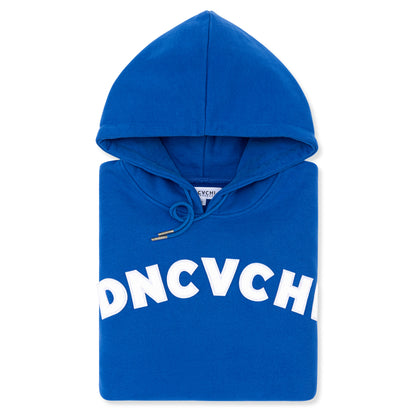 DNCVCHI CHENILLE HOODIE - BLUE/WHITE